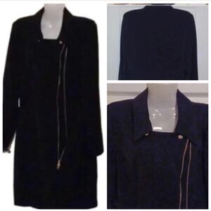 💙🏍dress with  collar and zipper